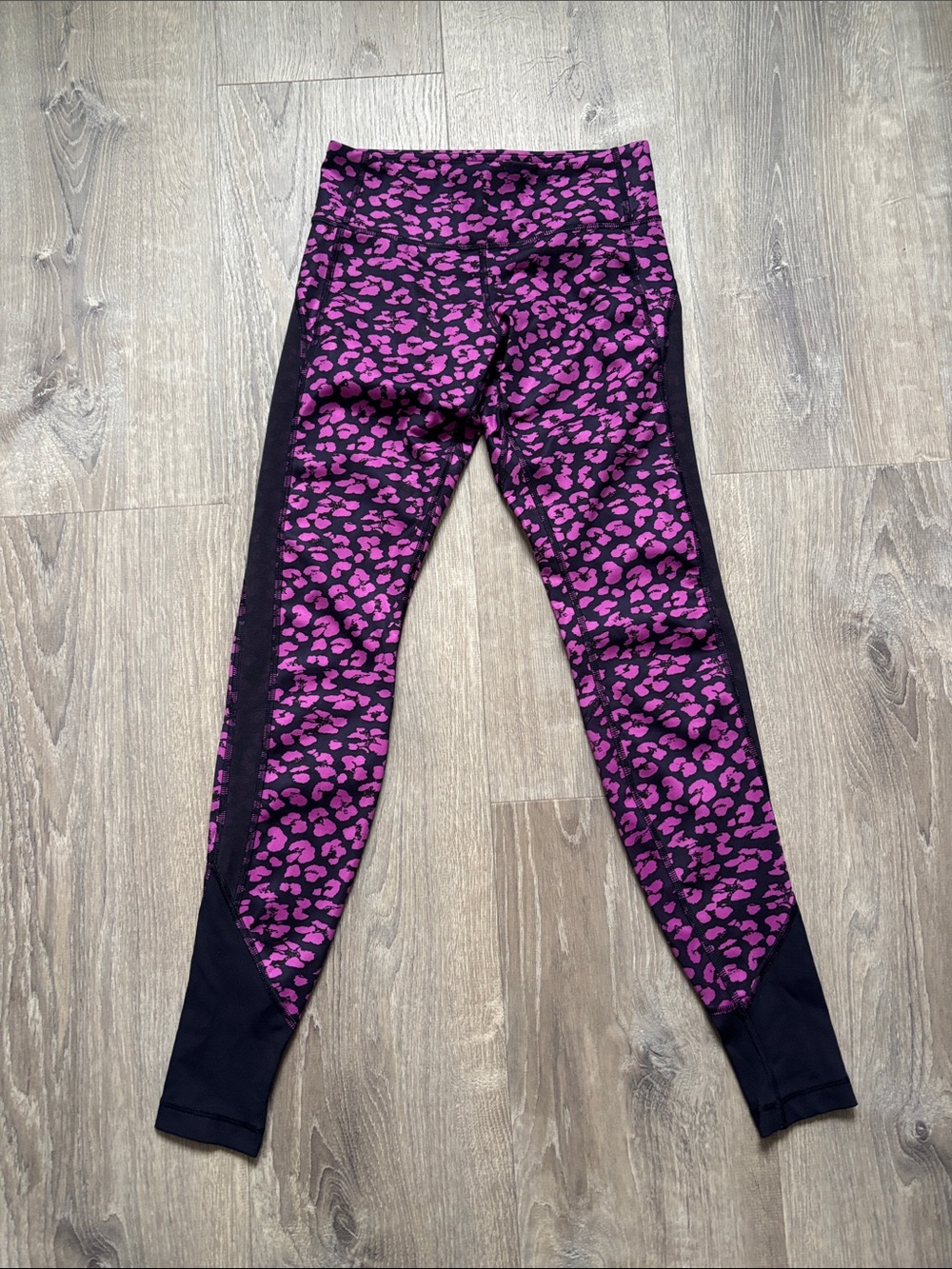 Lululemon Purple Leopard Print Active Leggings